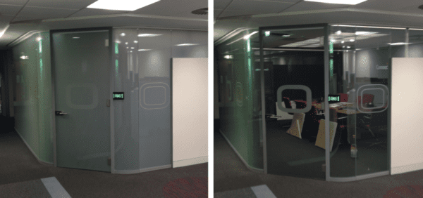 Switchable Study Pods with Sound Insulating Acoustic Switchable Glass offers the ultimate in privacy solutions Switchable Study Pods with Sound Insulating Acoustic Switchable Glass offers the ultimate in privacy solutions