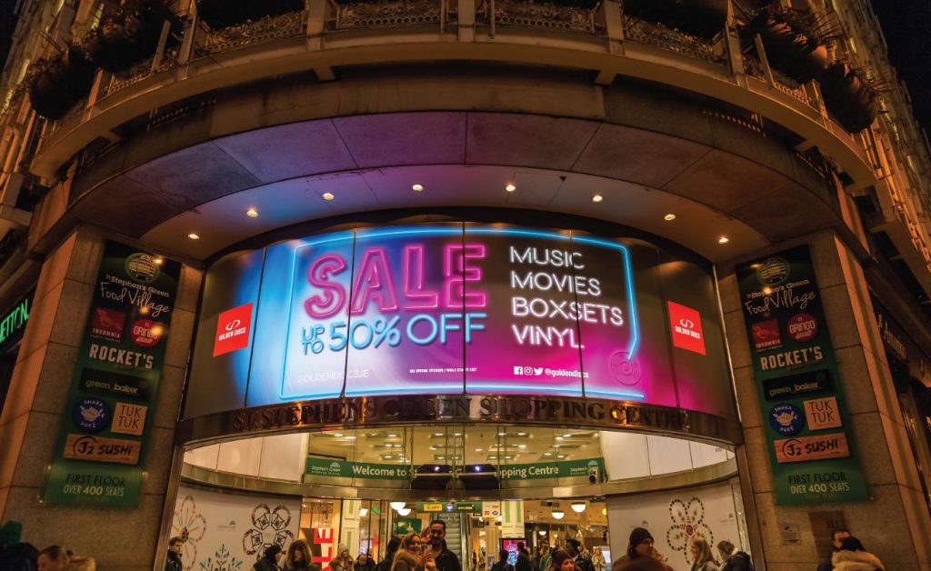 window projection film information displays